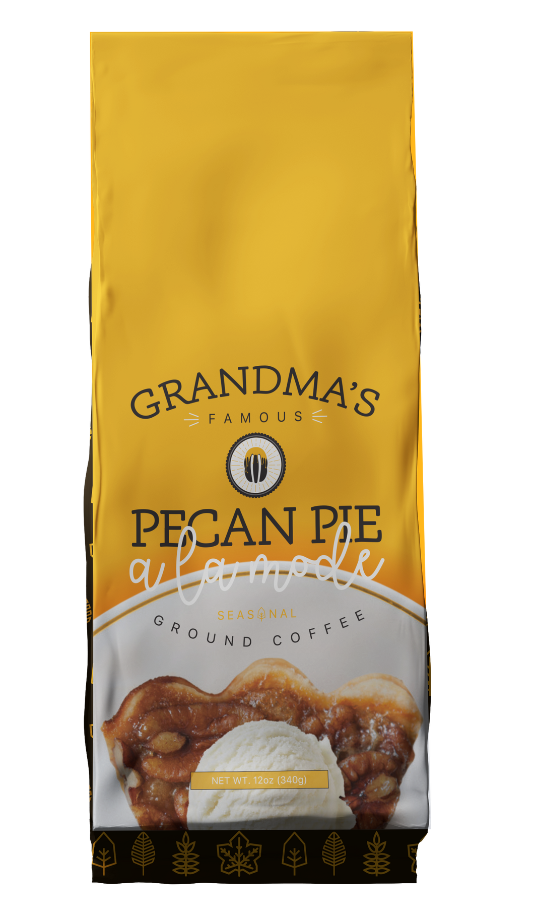 Grandma's Famous Pecan Pie a la mode Flavored Coffee 12oz Ground