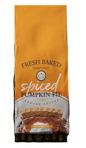 Fresh Baked Traditional Spiced Pumpkin Pie Flavored Coffee 12oz Ground